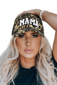 Thumbnail for Leopard MAMA Embroidered Leopard Baseball Cap