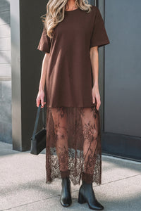 Thumbnail for Betty Lace Maxi - Chocolate