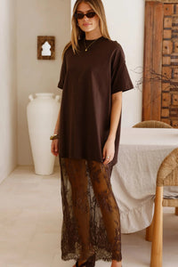 Thumbnail for Betty Lace Maxi - Chocolate