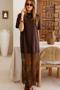 Thumbnail for Betty Lace Maxi - Chocolate