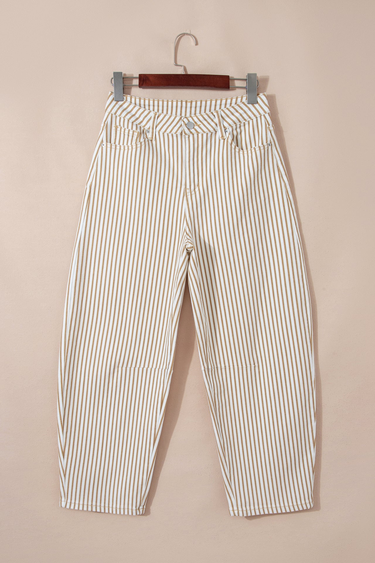 Violet Stripe Jean - Mustard