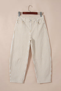 Thumbnail for Violet Stripe Jean - Mustard