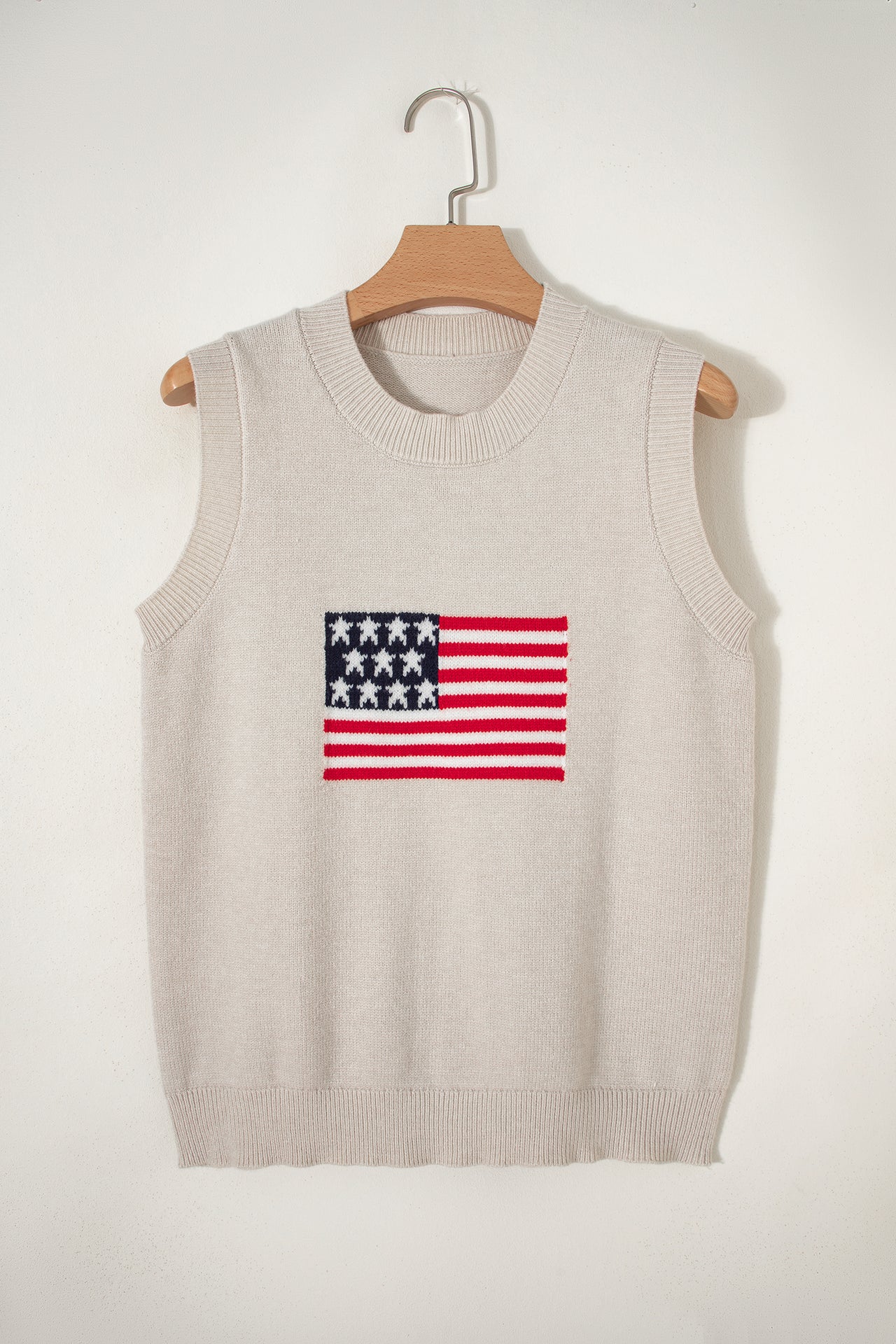 Liberty Knit Vest - Oatmeal