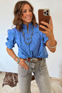Thumbnail for Billie Blouse - Blue