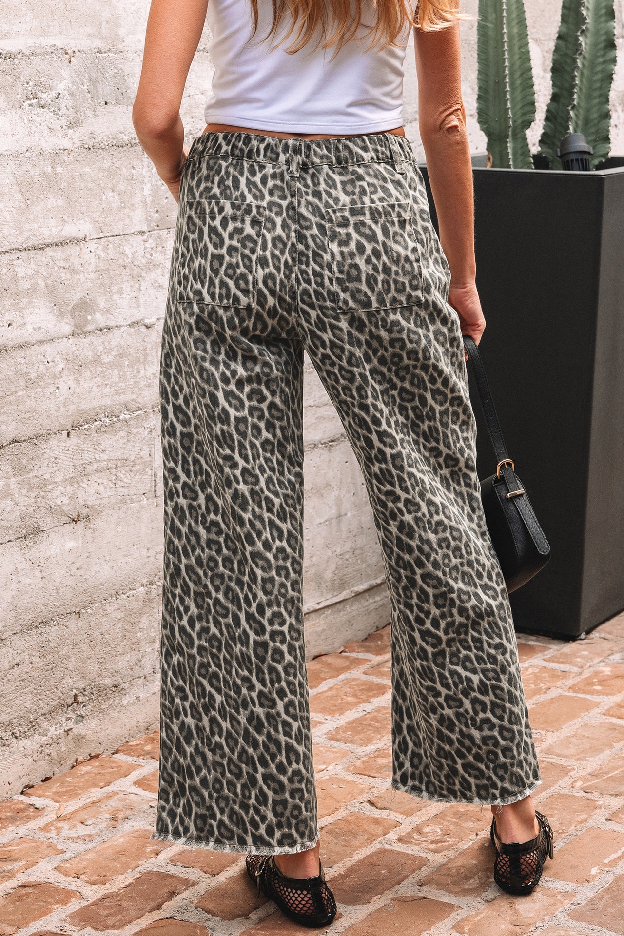Yandi Jeans - Leopard Print