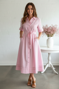 Thumbnail for Front view 3 - Colette Pink Midi consistent face