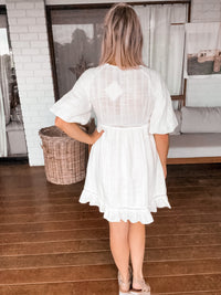 Thumbnail for Blake Mini Dress - White