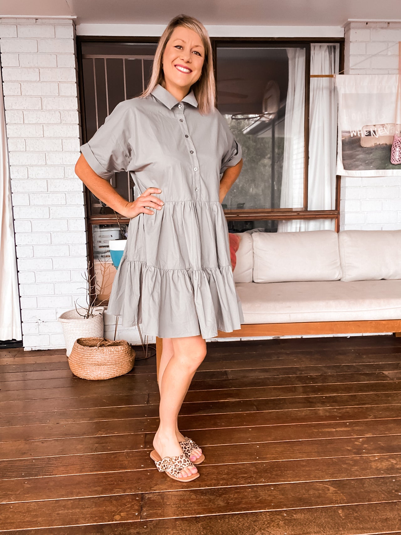 Cali Mini Dress - Khaki