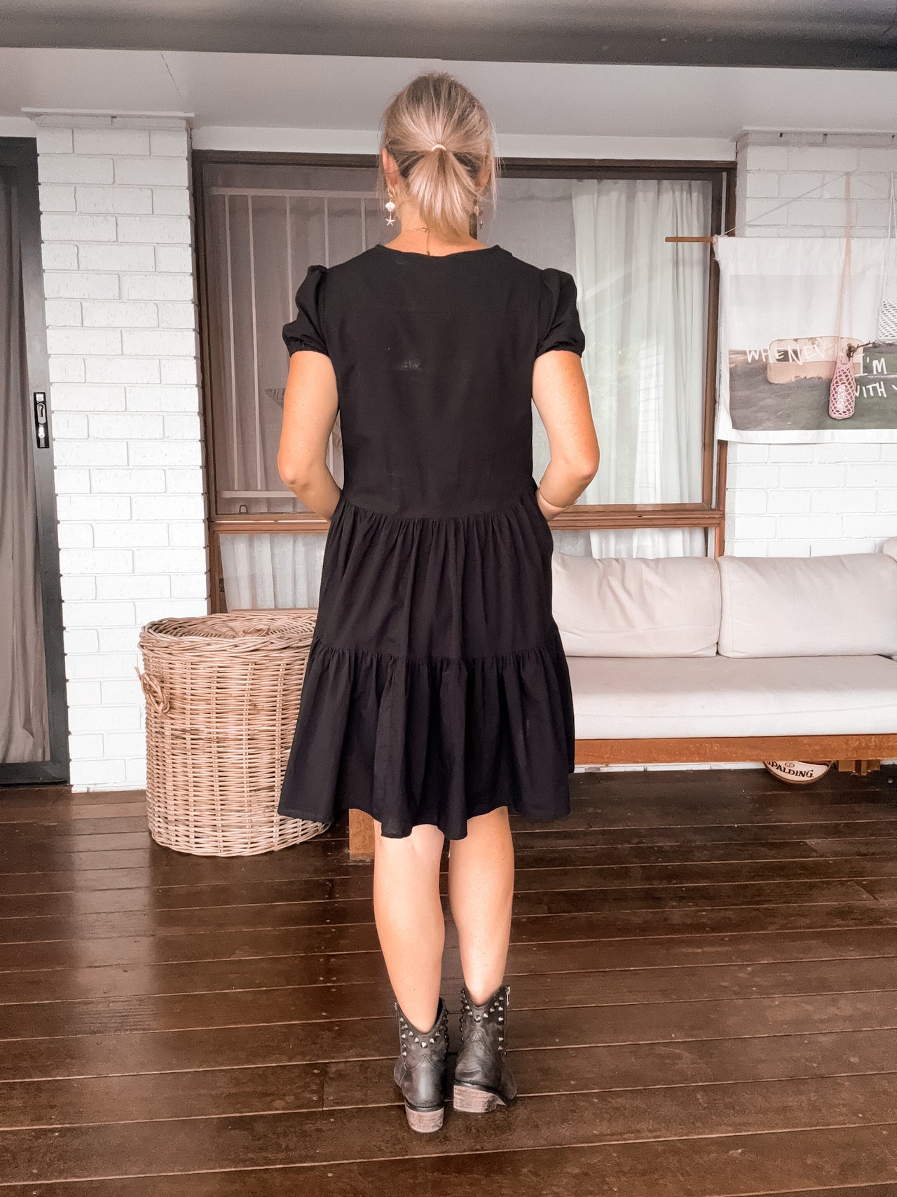 Bobbie Mini Dress - Black