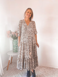 Thumbnail for Selma Maxi Dress - Leopard