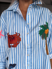 Thumbnail for Lola Shirt - Blue