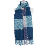 Thumbnail for Scarf - Navy Gingham