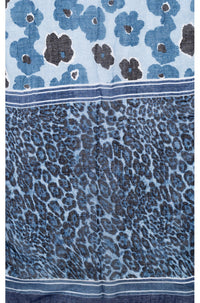 Thumbnail for Scarf - Blue Leopard