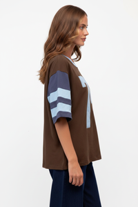 Thumbnail for Side view - Brown 75 Tee