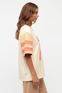 Thumbnail for Side view - Cream 75 Tee