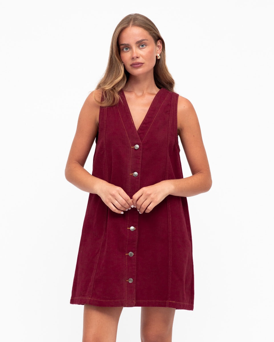 Opi Mini Dress - Cherry