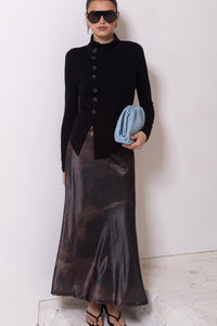 Thumbnail for Belize Maxi Skirt - Chocolate