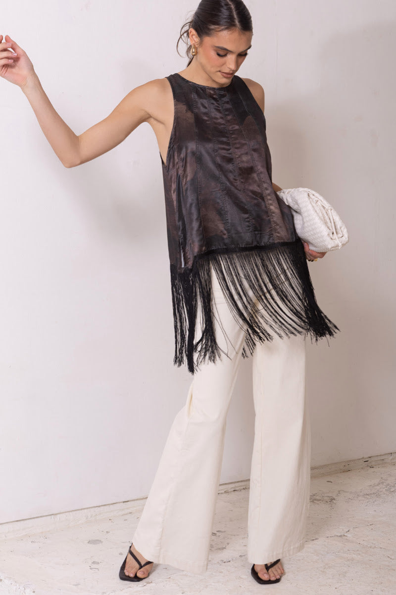 Belize Swing Top - Chocolate