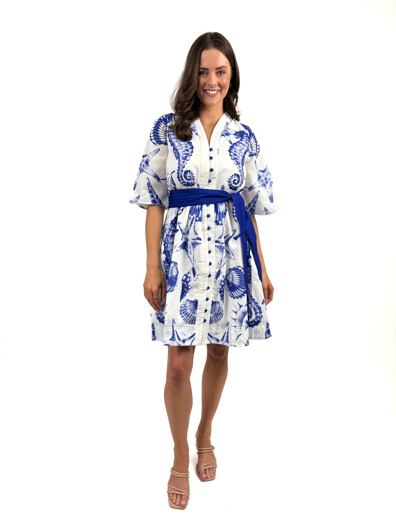 Shelly Mini Dress - Seashell