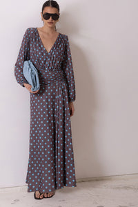 Thumbnail for Sangria Midi Dress - Chocolate