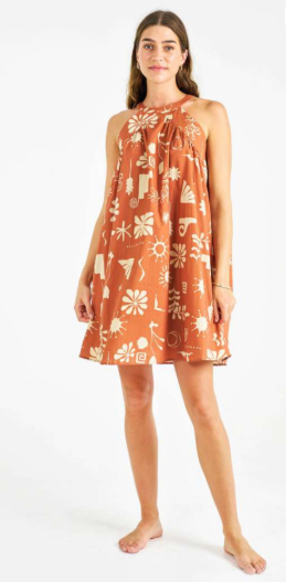 Dalton Mini Dress - Tan