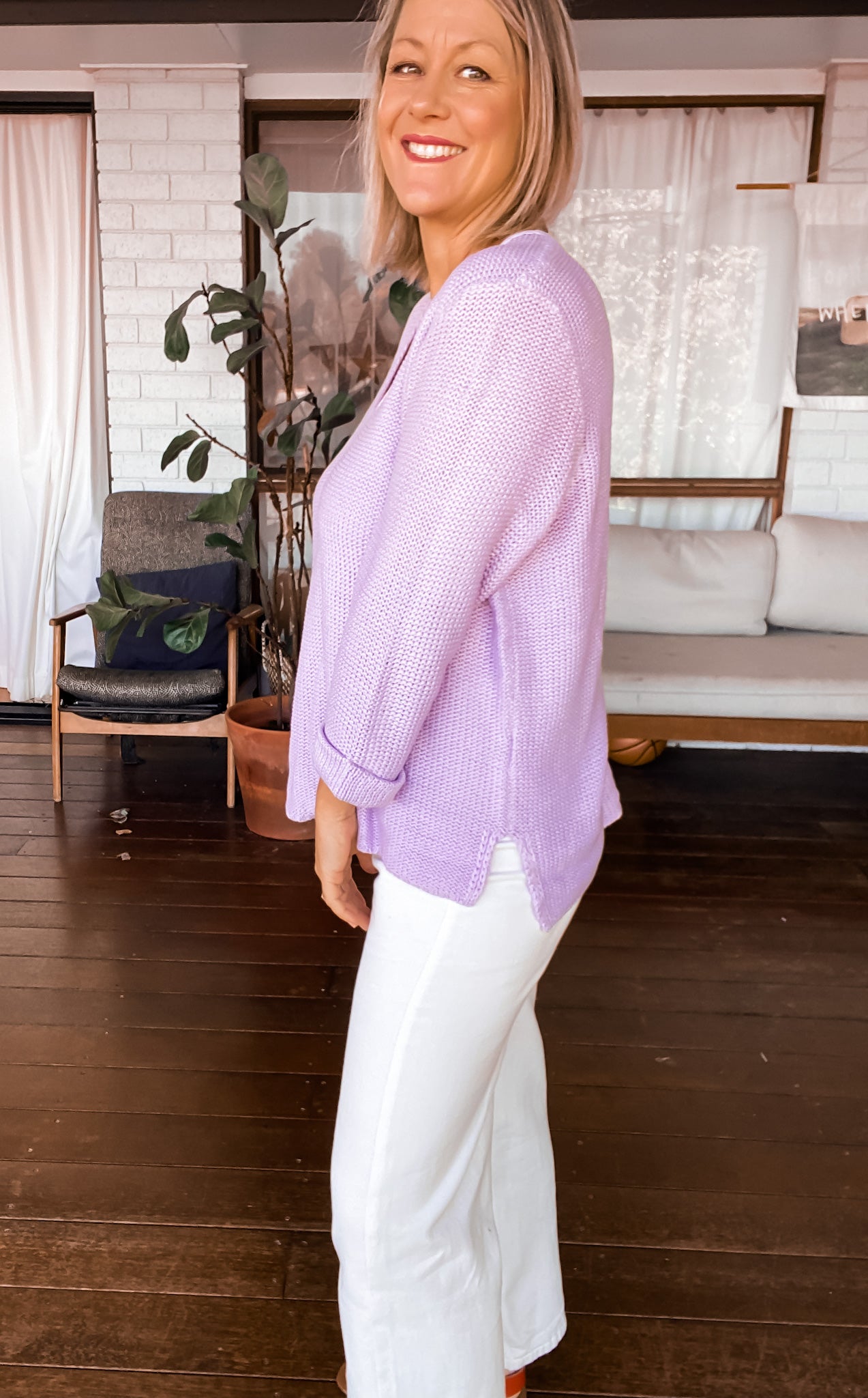 Keeley Knit Jumper - Lilac
