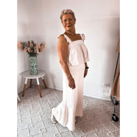 Thumbnail for Etta Wide Leg Pants - Oatmeal